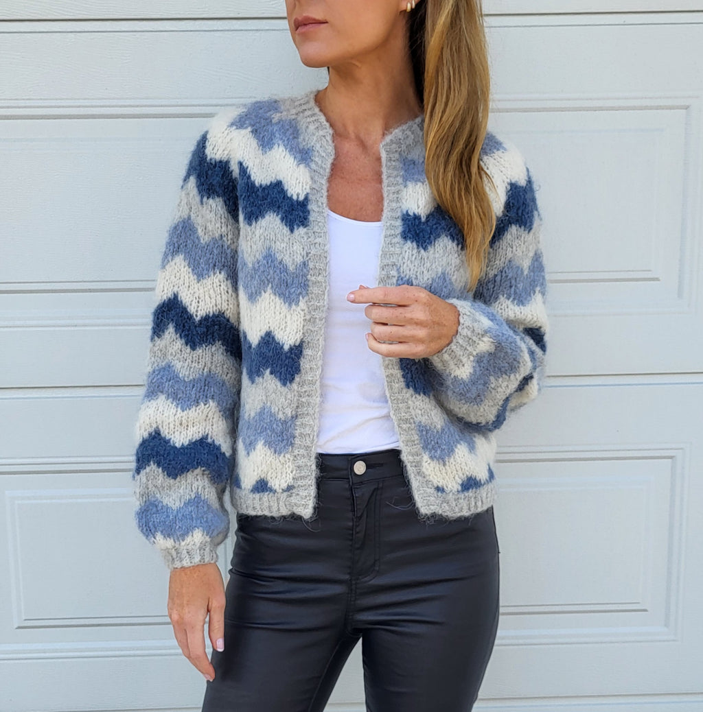 Viletta Cardigan Blå