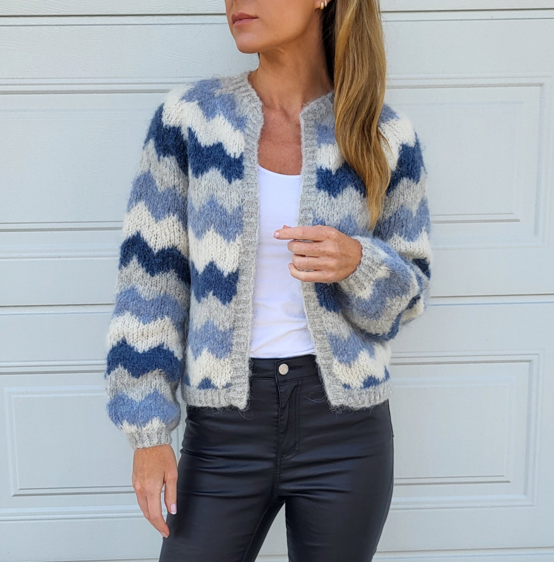 Viletta Cardigan Blå