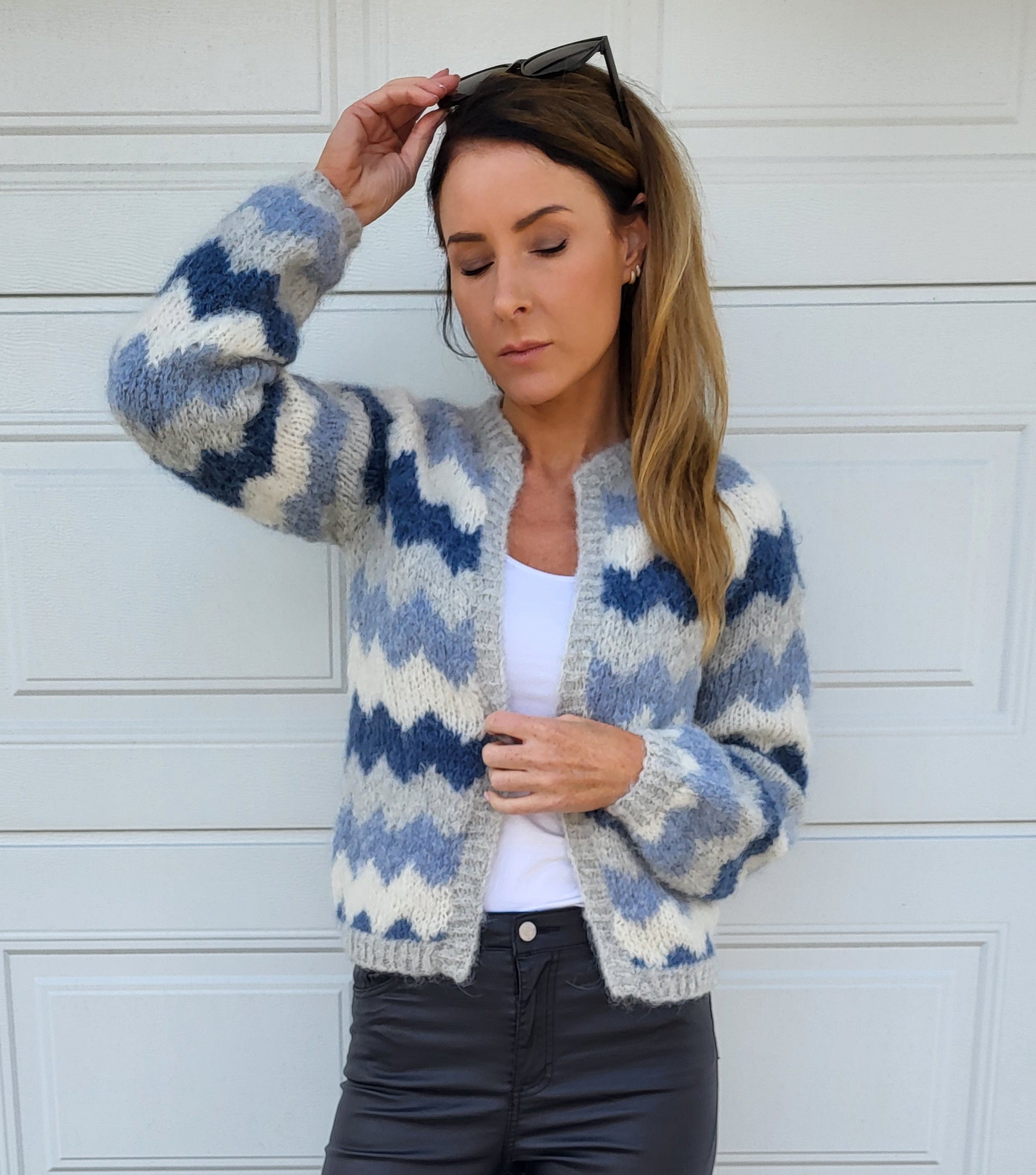Viletta Cardigan Blå