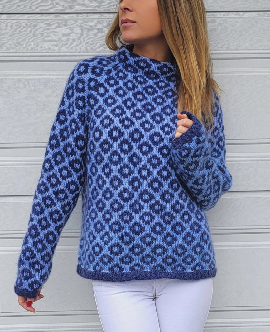 Floriana Loose Fit Blå