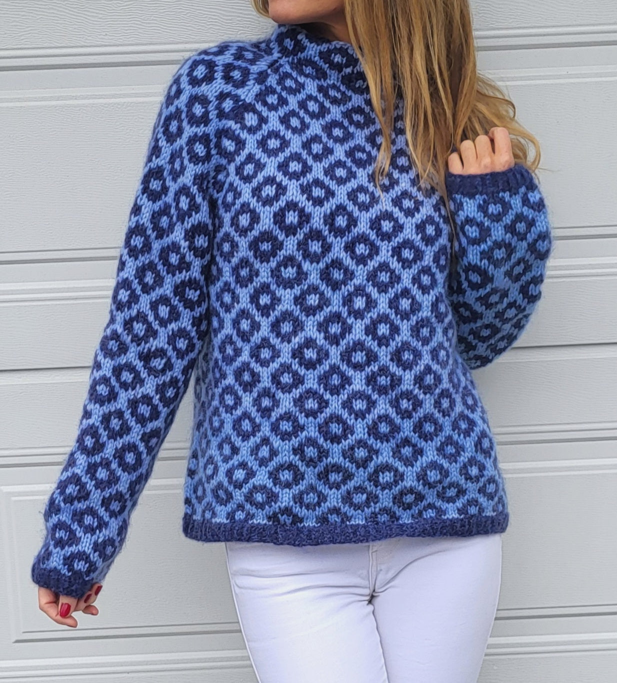 Floriana Loose Fit Blå