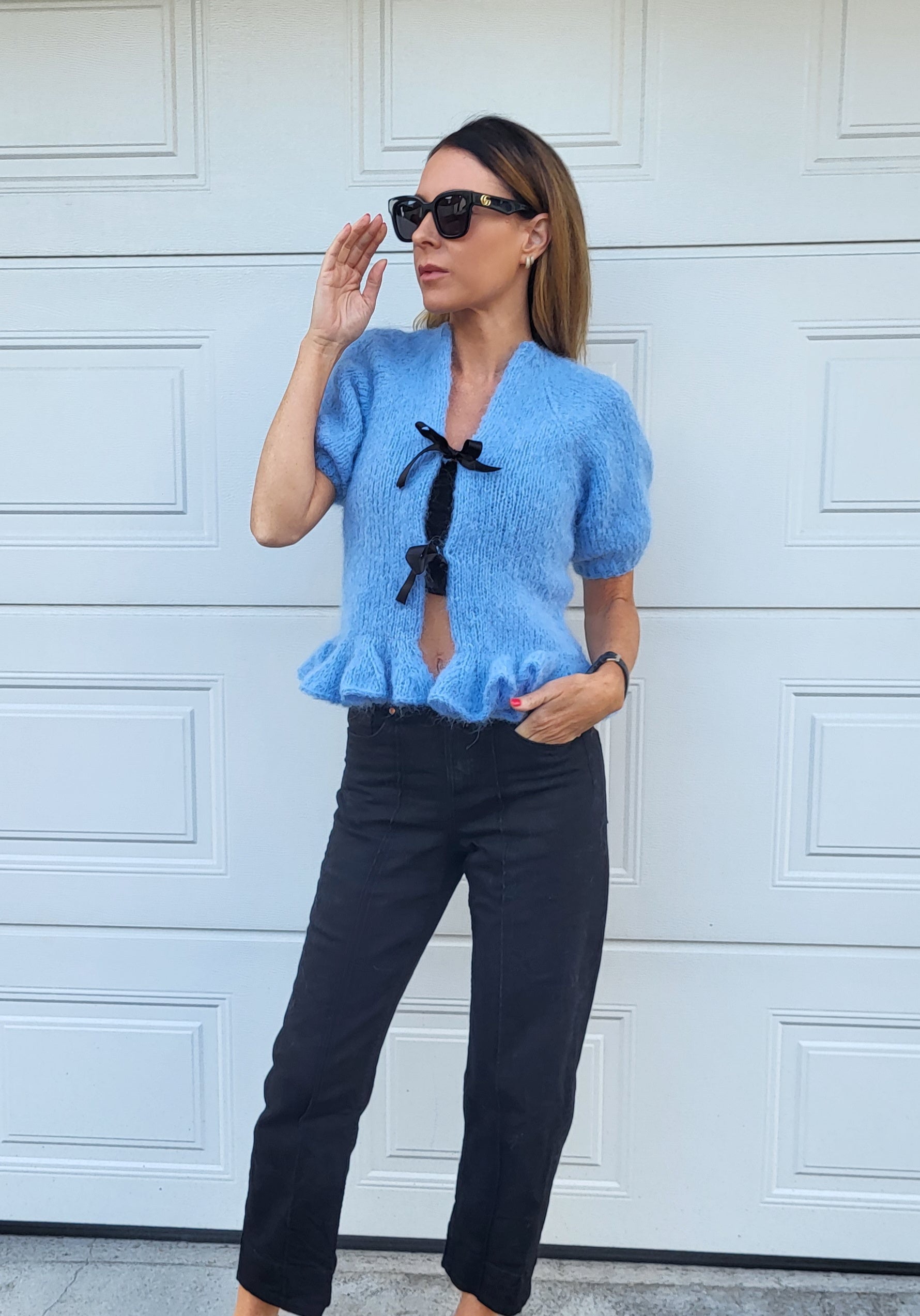 Pia Peplum Topp