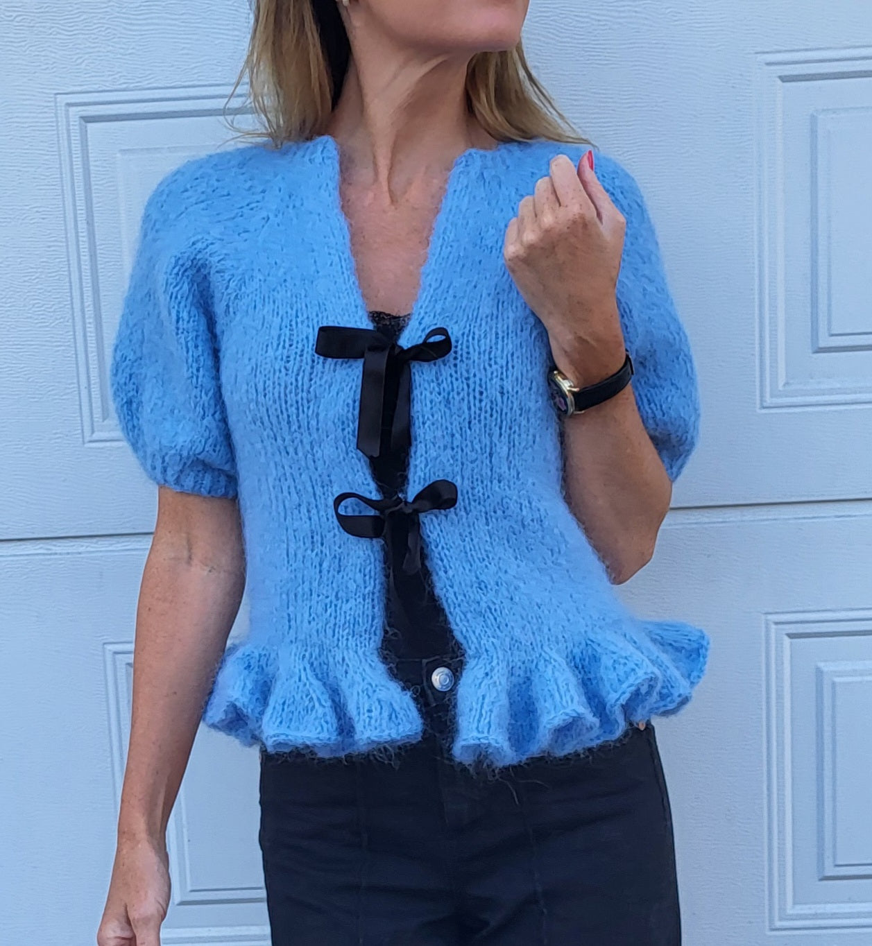 Pia Peplum Topp